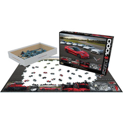 2014 Corvette Stingray It Runs in the Family 1000 Piece Jigsaw Puzzle Eurographics (ONLINE ORDER ONLY)
