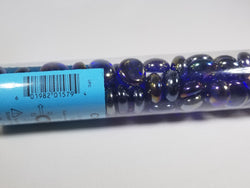 40+ Crystal Dk Blue Iridized Glass Gaming Stones Counters by Chessex (Online Only)