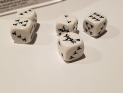 Black Witch and Witch Hats Dice Custom 16mm (Online Only)