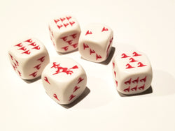 Red Witch and Witch Hats Dice Custom (Online Only)