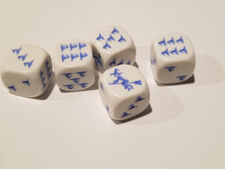 Blue Witch and Witch Hats Dice Custom 16mm (Online Only)