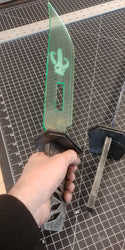 Mandalorian Vibro Blade (Custom WP Design) (ONLINE ORDER ONLY)