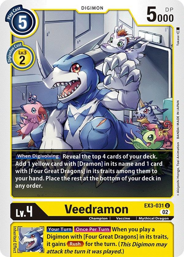 Veedramon [EX3-031] [Draconic Roar] (ONLINE ORDER ONLY)