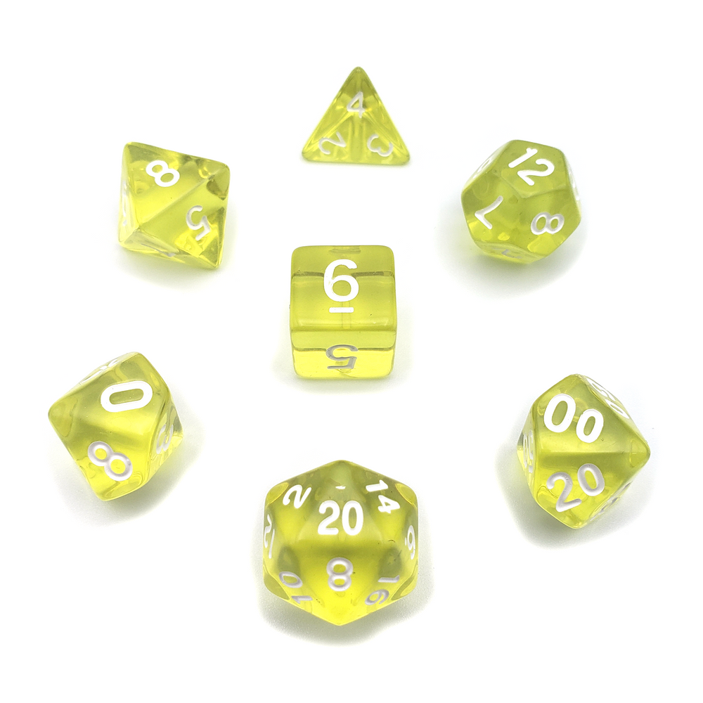 Boon of the Celestial - 7 Piece DnD Dice Set | Acrylic RPG Gaming Dice (ONLINE ORDER ONLY)