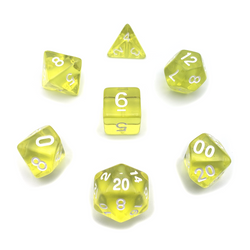 Boon of the Celestial - 7 Piece DnD Dice Set | Acrylic RPG Gaming Dice (ONLINE ORDER ONLY)