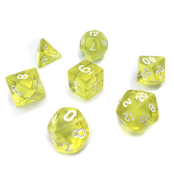 Boon of the Celestial - 7 Piece DnD Dice Set | Acrylic RPG Gaming Dice (ONLINE ORDER ONLY)