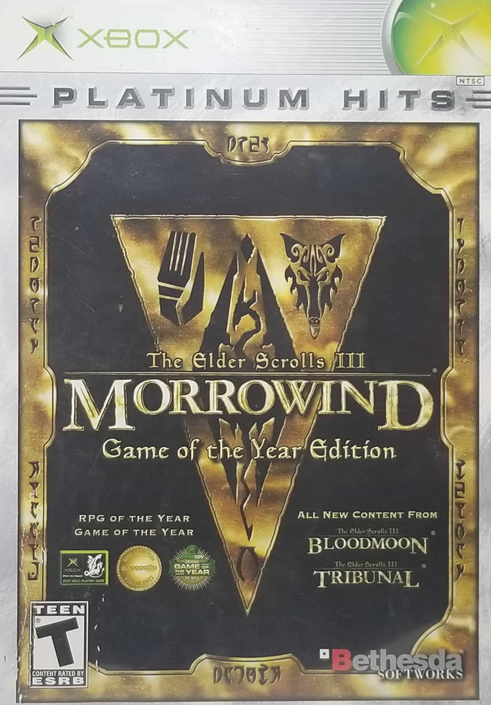 The Elder Scrolls III: Morrowind Game Of The Year Edition (Platinum Hits) (Xbox) (ONLINE ORDER ONLY)