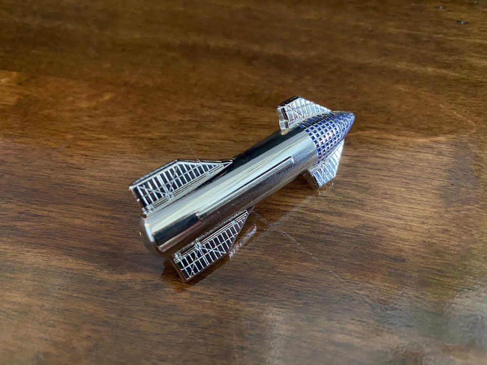 Starship 3D Enamel Pin