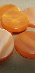 Orange Backgammon Checker Pearl Effect (28mm x 7mm) [sold per chip] (Online Only)