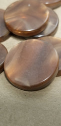 Brown Backgammon Checker Pearl Effect (28mm x 7mm) [sold per chip] (Online Only)