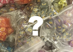 Random 7-Dice Set | Dnd Dice for Tabletop Gaming Variety of Colors (Online Only)