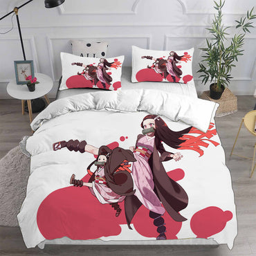 2021 Demon Slayer Kimetsu no Yaiba Bedding Set Duvet Covers Quilt Sets (Online Order Only)