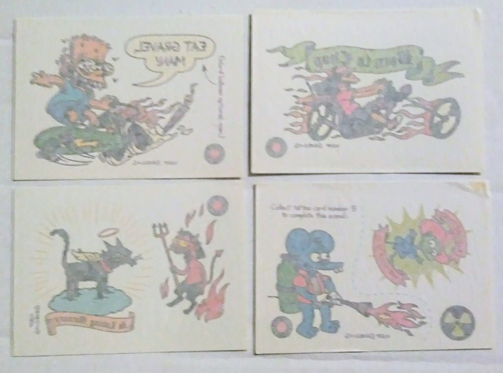 Simpsons Trading Card Set - Tattoos (ONLINE ORDER ONLY)