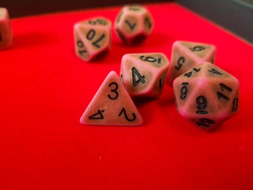 (Acrylic) 7-Dice Sets Gift Box | 5 Sets, Different Colors, Dungeons & Dragons Dice (Online Only)