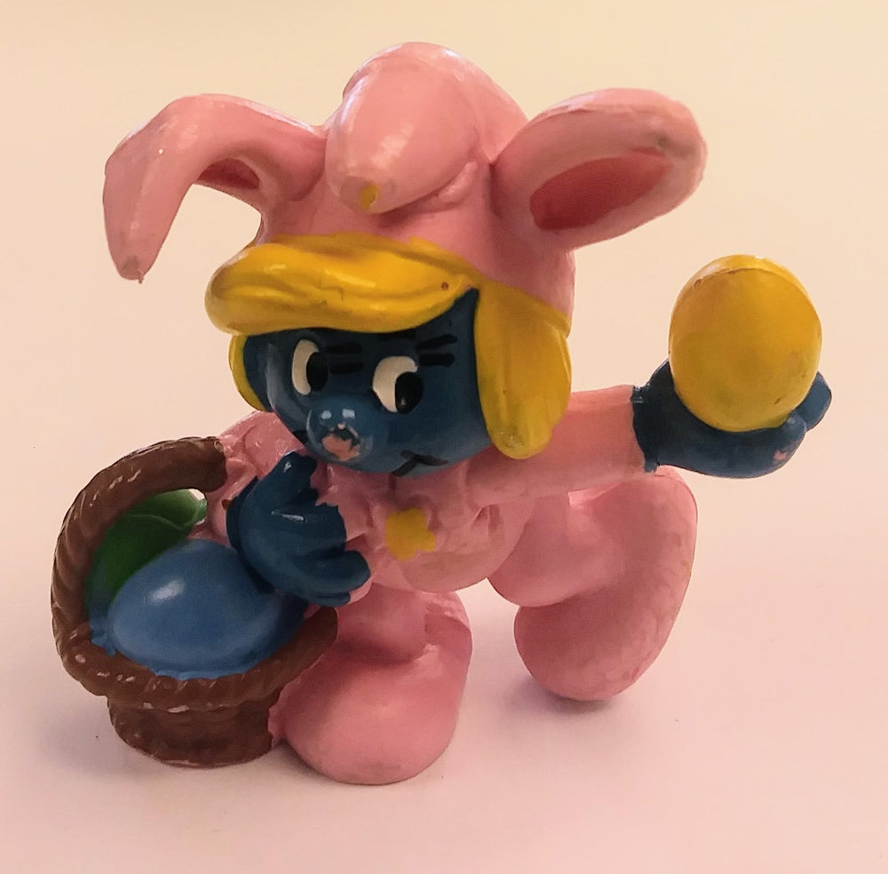 Smurfs PVC figure - Smurfette (Easter Bunny) (ONLINE ORDER ONLY)