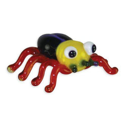 LookingGlass 4-Piece Set of Collectible Miniature 2 Inch Spider Glass Figurines (ONLINE ORDER ONLY)