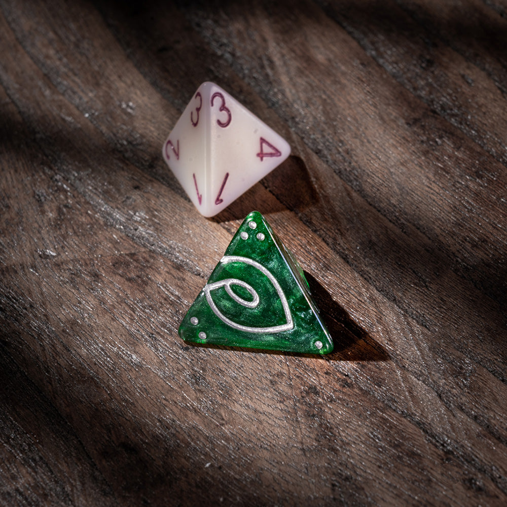 D4 & D8 Knot Dice - Medium Tetrahedron (ONLINE ORDER ONLY)