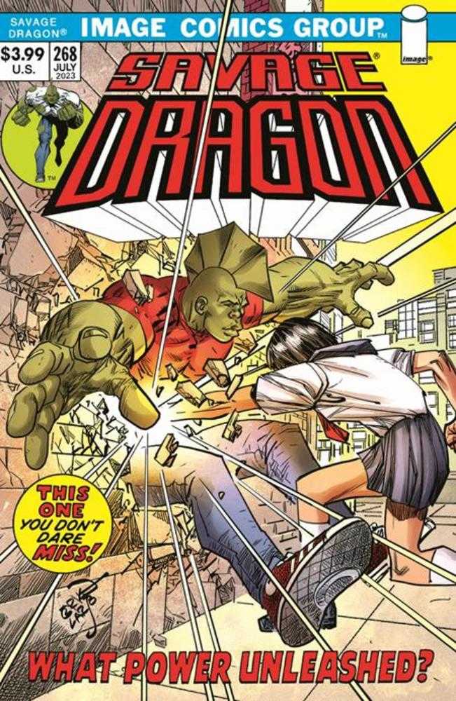 Savage Dragon #268 Cover B Erik Larsen Retro 70s Trade Dress Variant (Mature) (ONLINE ORDER ONLY)