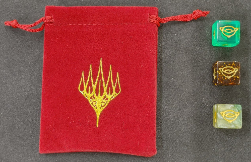 MTG Lord of the Rings 3 Dice Set D6 Plus Bag (Online Order Only)