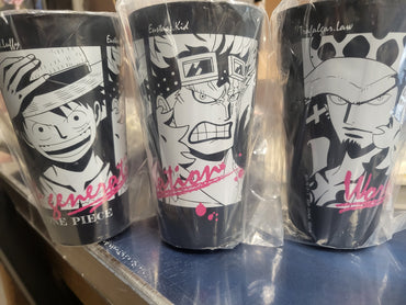 Bandai Spirits Ichiban Kuji One Piece Hao no Trillion with ONE PIECED TREASURE CRUISE F-Prize One Piece Black Tumbler Raid Battle