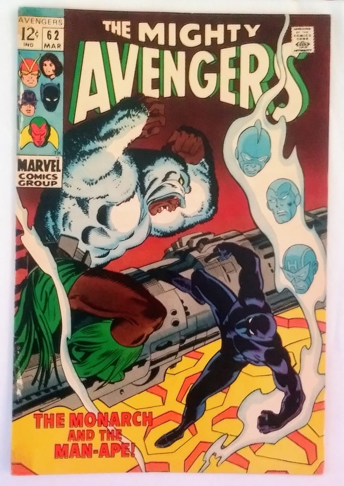 Avengers #062, Marvel Comics (March 1969, Good) (ONLINE ORDER ONLY)