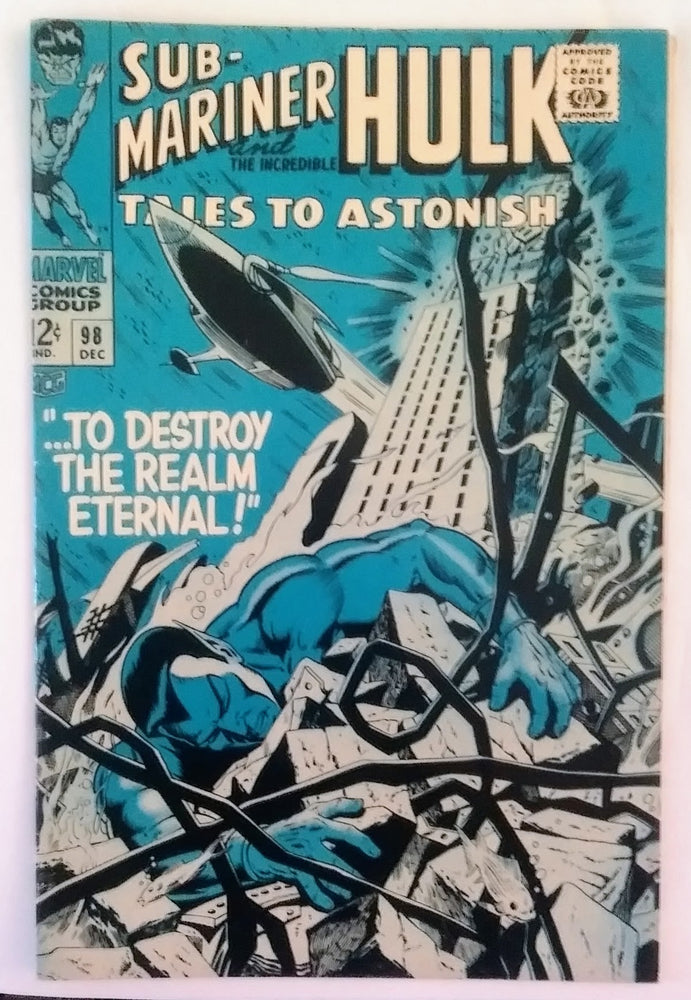 Tales to Astonish #098, Marvel Comics (December 1967, VF-) (ONLINE ORDER ONLY)