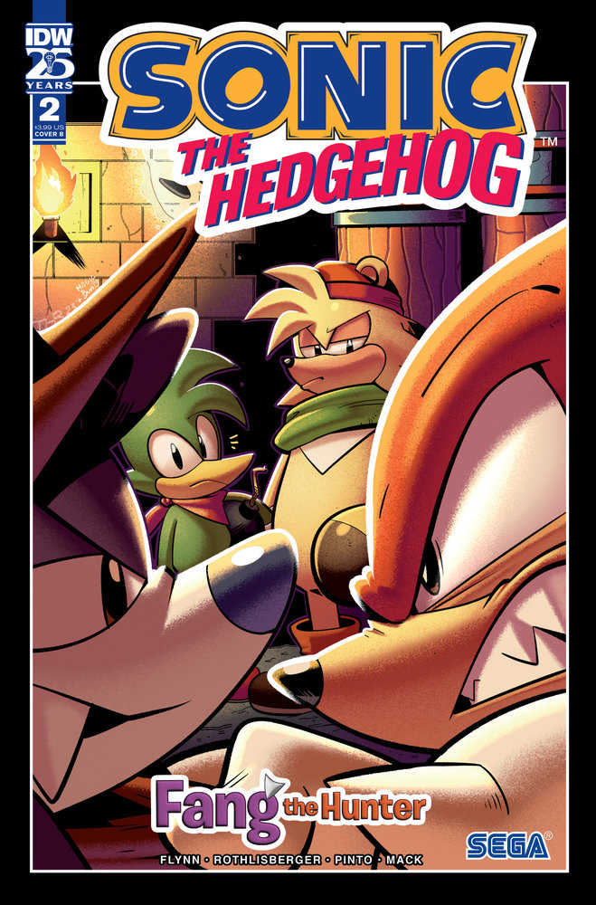 Sonic The Hedgehog: Fang The Hunter #2 Variant B (Rothlisberger) (ONLINE ORDER ONLY)