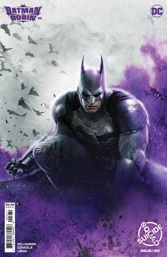Batman And Robin #6 Cover E Suicide Squad Kill Arkham Asylum Game Key Art Card Stock Variant (ONLINE ORDER ONLY)