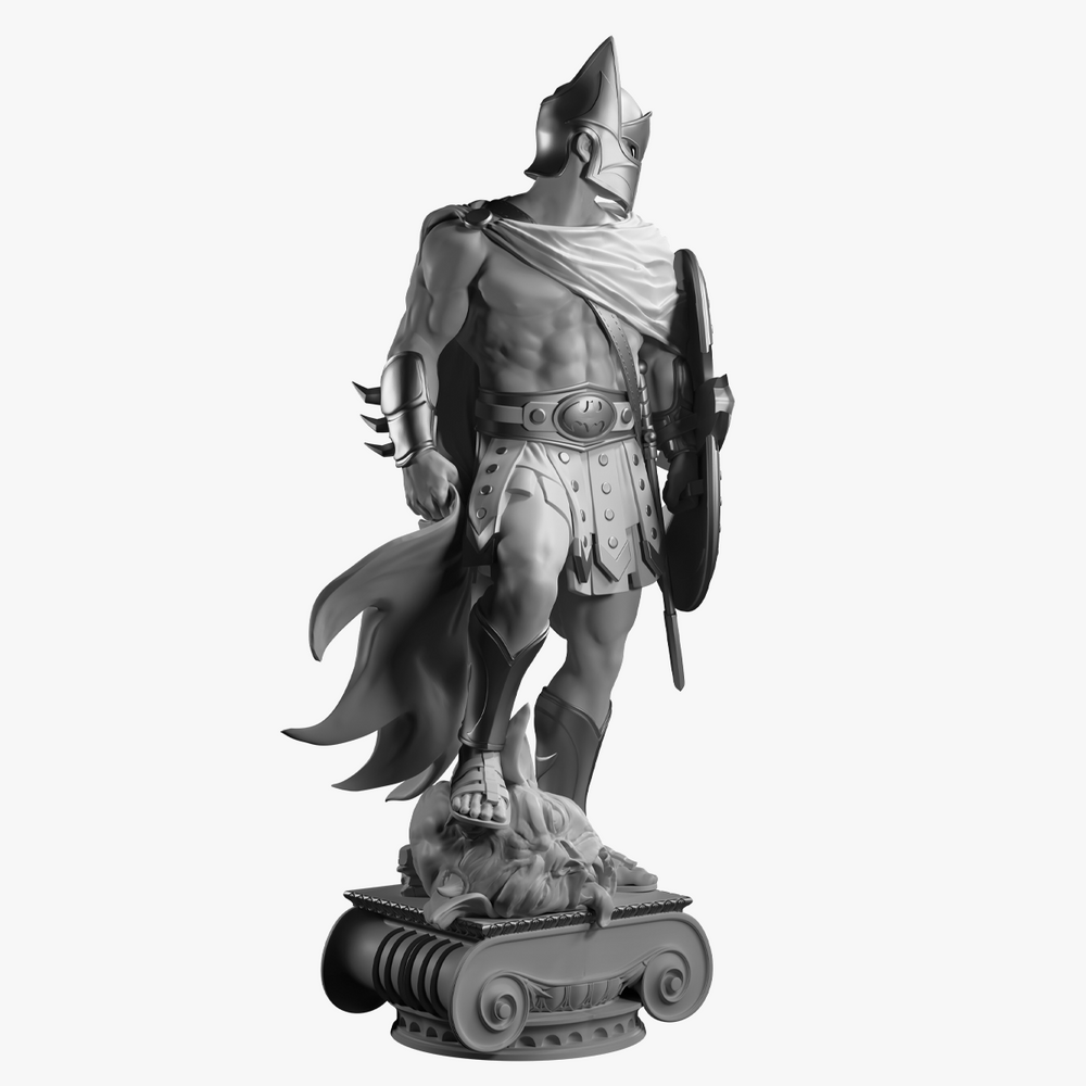 Batman: Champion of Gotham City Statue — Silver Edition (ONLINE ORDER ONLY)