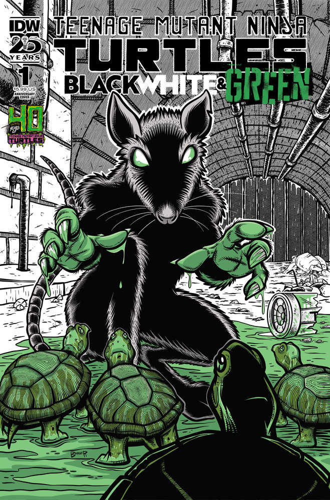 Teenage Mutant Ninja Turtles: Black White & Green (2024) #1D (Online Order Only)