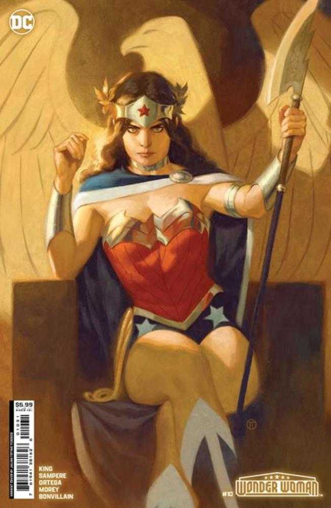 Wonder Woman #10 Cover B Julian Totino Tedesco Card Stock Variant (ONLINE ORDER ONLY)