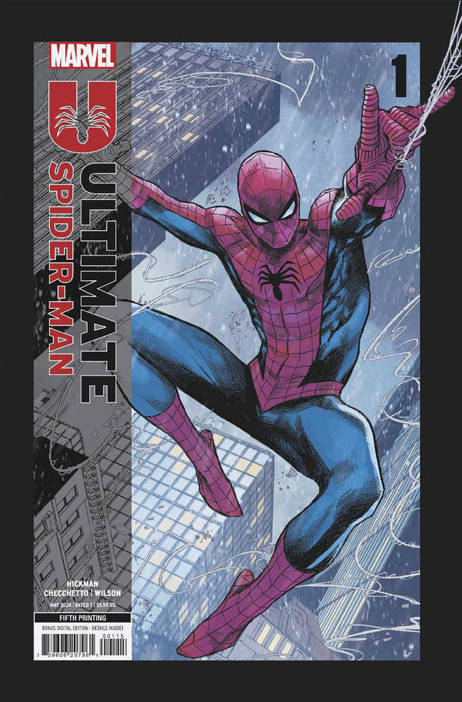 Ultimate Spider-Man #1 Marco Checchetto 5TH Printing Variant (ONLINE ORDER ONLY)