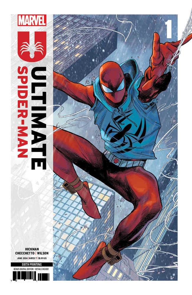 Ultimate Spider-Man #1 Marco Checchetto 6th Printing Variant (ONLINE ORDER ONLY)