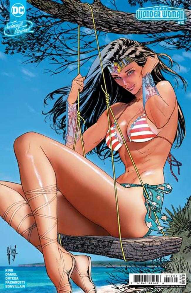 Wonder Woman #12 Cover D Guillem March Swimsuit Card Stock Variant (Absolute Power) (ONLINE ORDER ONLY)
