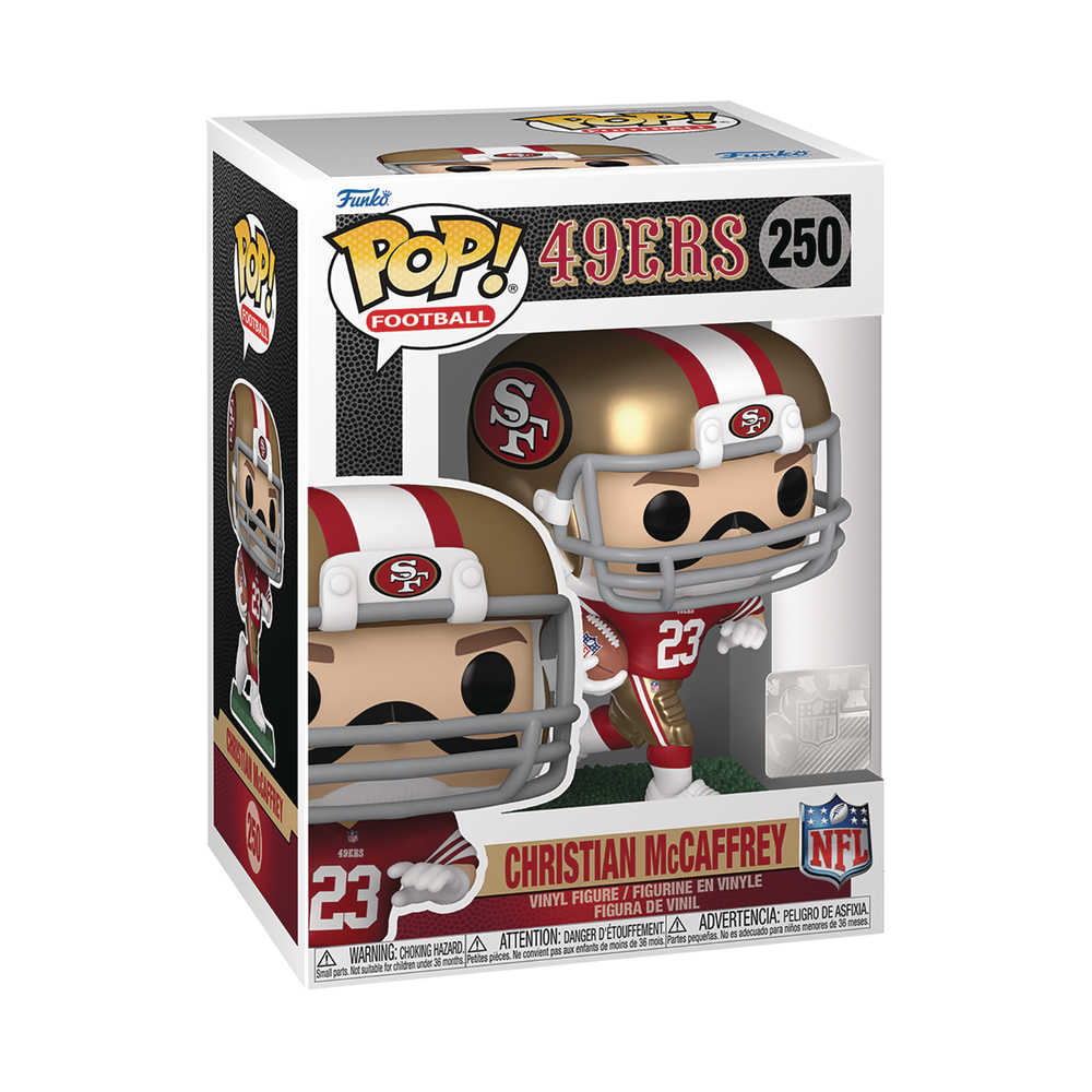 Pop NFL 49ers Christian McCaffrey Vinyl Figure 250 (ONLINE ORDER ONLY)