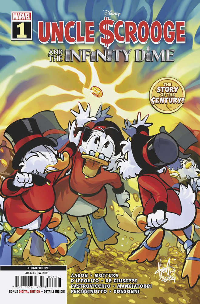 Uncle Scrooge And The Infinity Dime (2024) #1 Second Printing (Online Order Only)