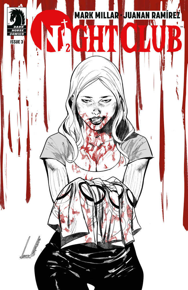 Night Club II #3 Cover B Black & White Ramirez (Mature) (Online Order Only)