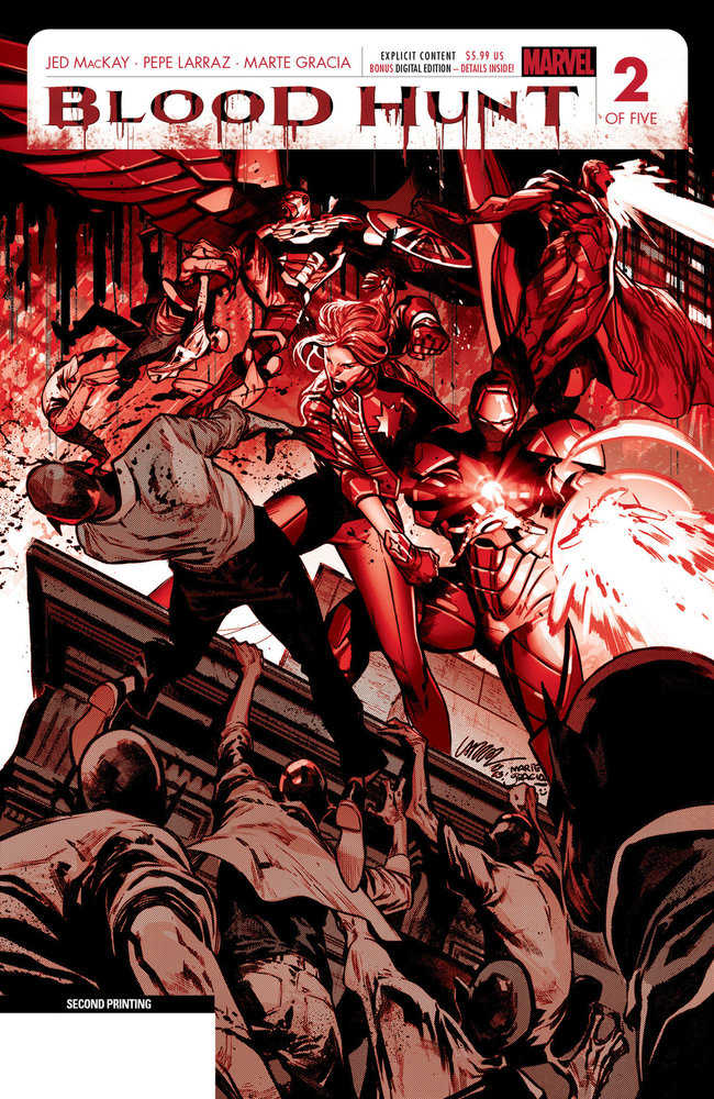 Blood Hunt: Red Band (2024) #2 Second Printing (Online Order Only)