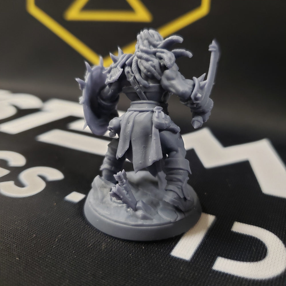 Blackcrag Mountain Orc - Sculpt Option D (Female Orc Barbarian) (Online Order Only)
