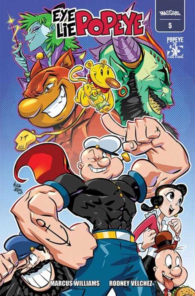 Eye Lie Popeye #5 (Of 5) Cover B Marcus Williams Variant (ONLINE ORDER ONLY)