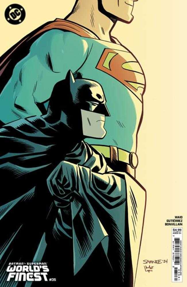 Batman Superman Worlds Finest #35 Cover C Chris Samnee Card Stock Variant (Online Order Only)