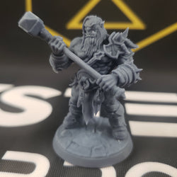 Blackcrag Mountain Orc - Sculpt Option F (Male Orc Barbarian) (Online Order Only)