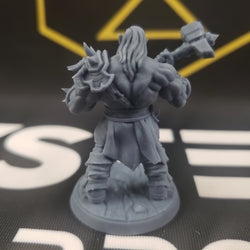 Blackcrag Mountain Orc - Sculpt Option F (Male Orc Barbarian) (Online Order Only)