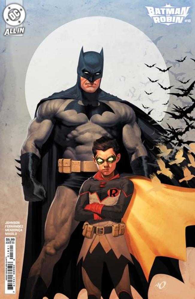Batman And Robin #18 Cover B Ariel Olivetti Card Stock Variant (Online Order Only)