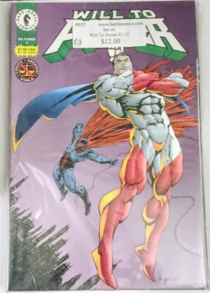 Comic Book Set: Will To Power #1-12, Dark Horse Comics (ONLINE ORDER ONLY)