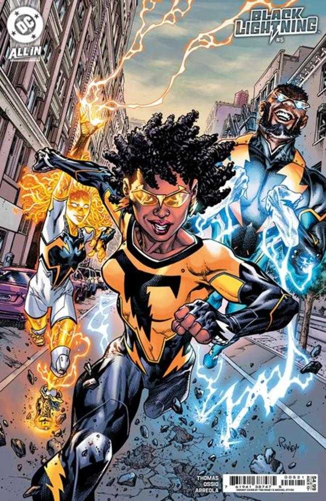 Black Lightning #5 Cover B Tom Raney Card Stock Variant (Online Order Only)