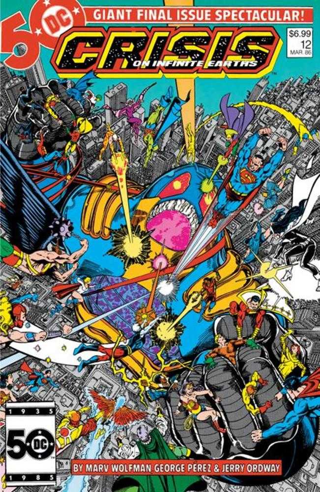 Crisis On Infinite Earths #12 Facsimile Edition Cover B George Perez Foil Variant (Online Order Only)