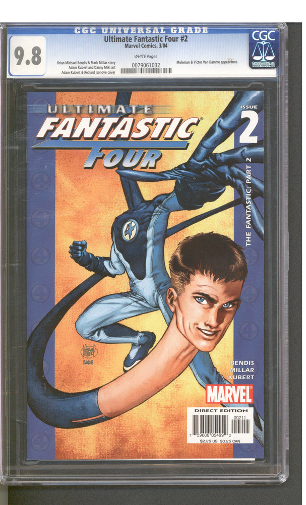 Ultimate Fantastic Four #2 (03/04) Graded CGC 9.8 (Online Order Only)