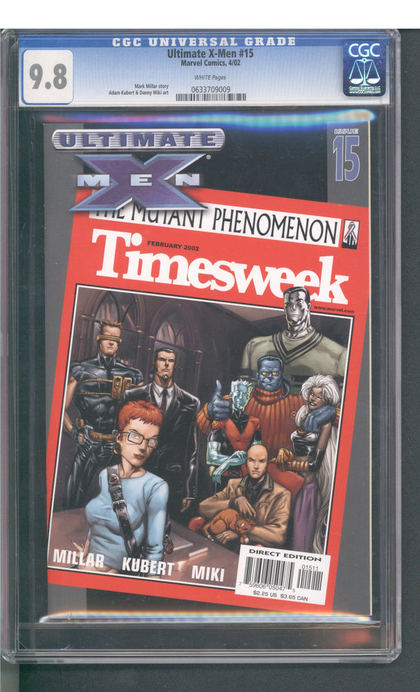 Ultimate X-Men #15 (04/02) Graded CGC 9.8 (Online Order Only)