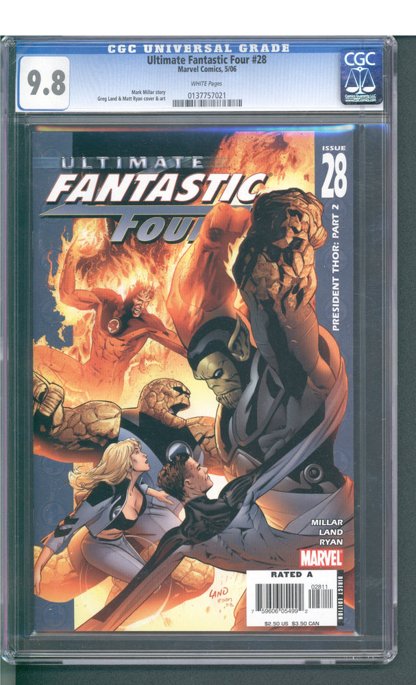Ultimate Fantastic Four #28 (05/06) Graded CGC 9.8 (Online Order Only)